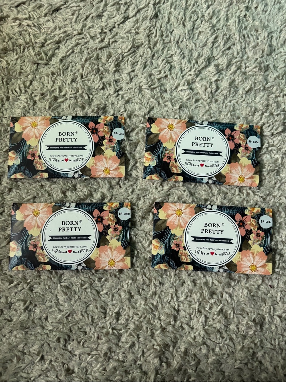 Born Pretty Floral Nail stamping plate